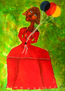 infanta con  globos