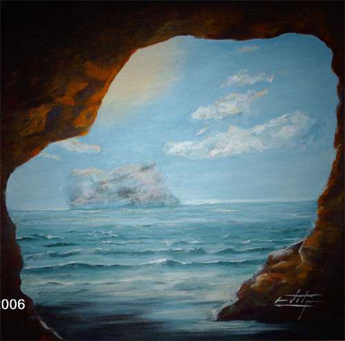 Con vistas al mar Oil Canvas Marine Painting