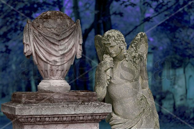 Tomb on St.Marx Cemetery. Vienna-Variation 2
