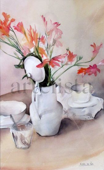 SOBREMESA Watercolour Paper Still Life Paintings