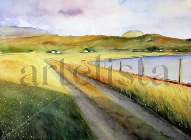 CUIL BAY, SCOTLAND Watercolour Paper Landscaping