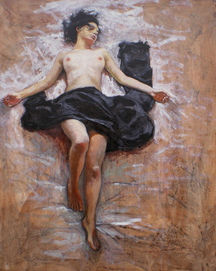 KAREN 1 Oil Canvas Figure Painting