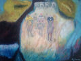 Hacia la meta, Oleo / Lienzo 77 x 102 cm