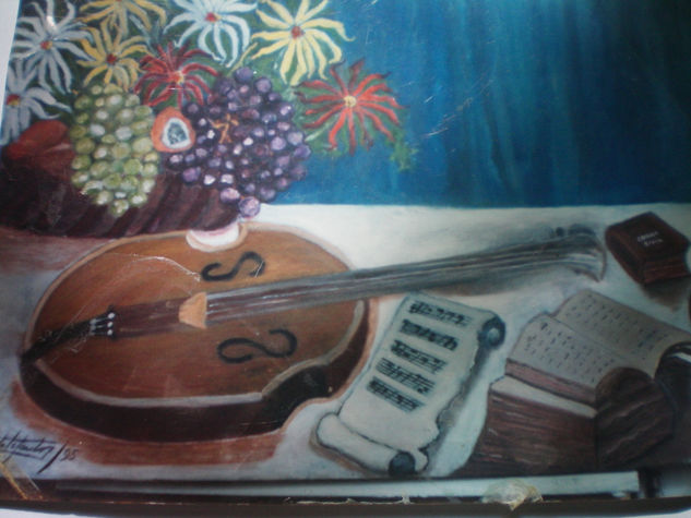 Bodegón No.7 Oil Canvas Still Life Paintings