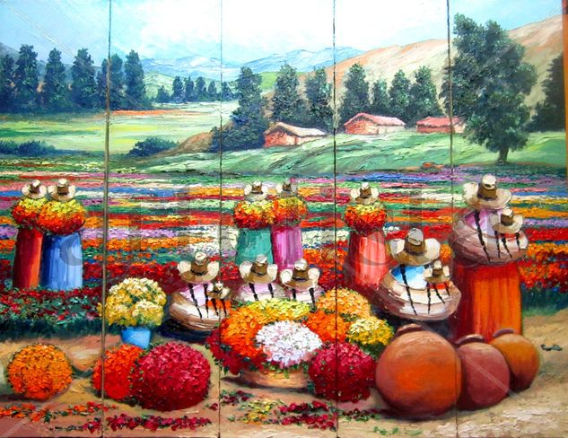 cosecha Oil Canvas Landscaping