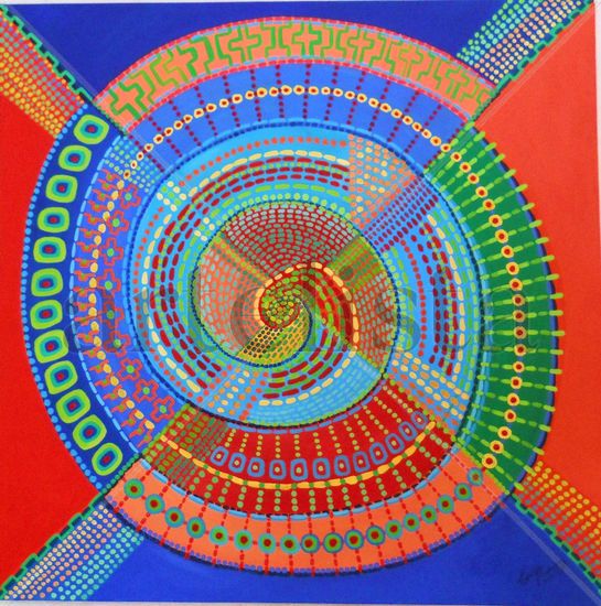 Mandala Zendala (Mandala intuitivo Origen Acrylic Canvas Others