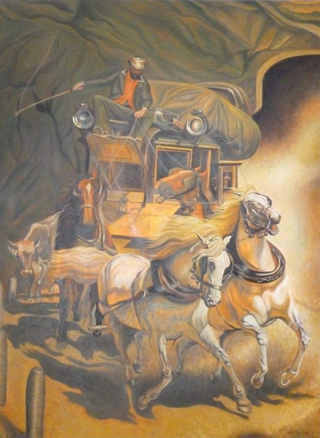 Obra Maestro Guillermo Rincón M 100% Original Con Certificado