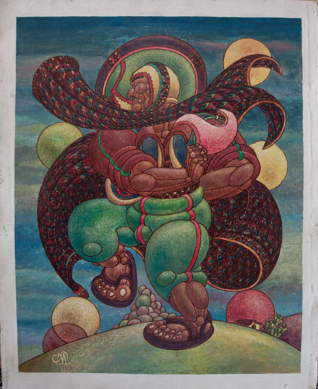 indigena  bailando huayno