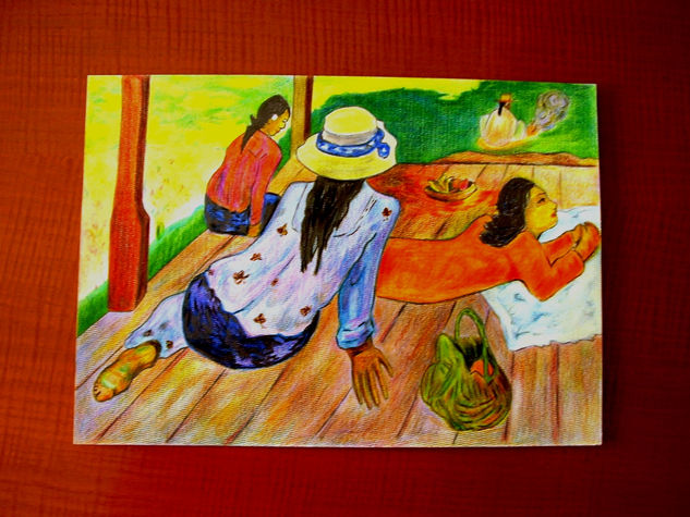 La Siesta (Gauguin) Lápiz