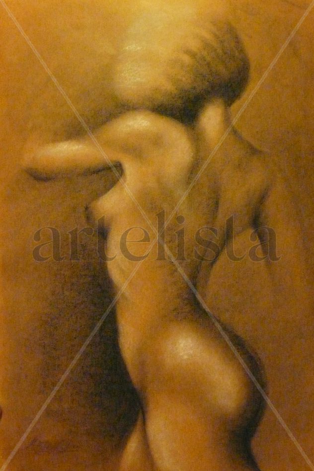 Desnudo femenino en movimiento
