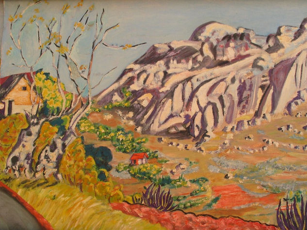 Massif de l' Ankaratra Oil Canvas Landscaping