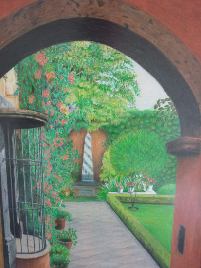 Jardines Pencil (coloured) Paper Landscaping