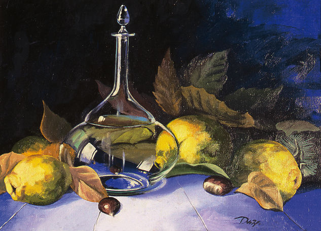 membrillos en otoño Oil Canvas Still Life Paintings