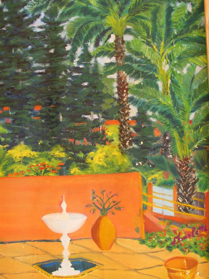 Rue Oudi Nafis Oil Canvas Landscaping