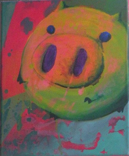 Chancho limpio nunca engorda Acrylic Canvas Animals