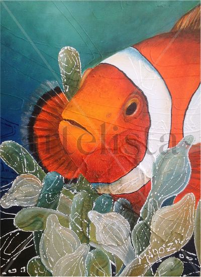 Serie Nemo #3 Acrylic Canvas Marine Painting