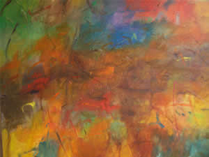 De la serie de encuentros abstractos Oil Canvas Others