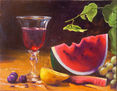 vino y sandia