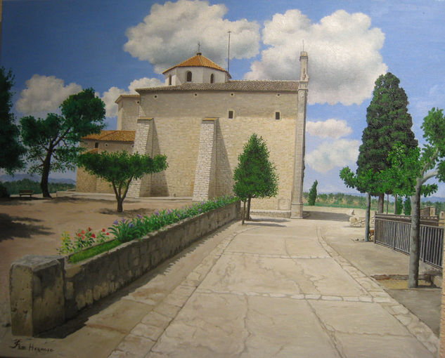 Capilla de la Misericordia Óleo Lienzo Paisaje