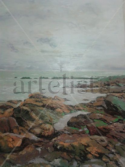 Faro Oil Canvas Marine Painting