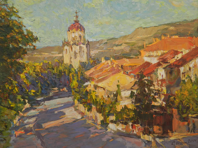 Panteon.Guadalajara. Oil Canvas Landscaping