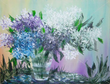 Vaso con flores