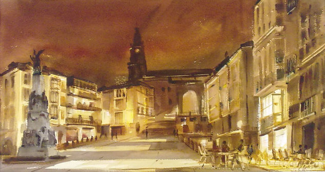 Vitoria Plaza Watercolour Paper Landscaping