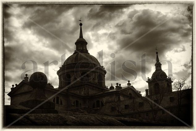 El Escorial Architecture and Interiorism Black and White (Digital)