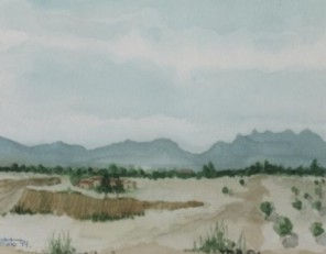 Hortaleza uno Watercolour Paper Landscaping