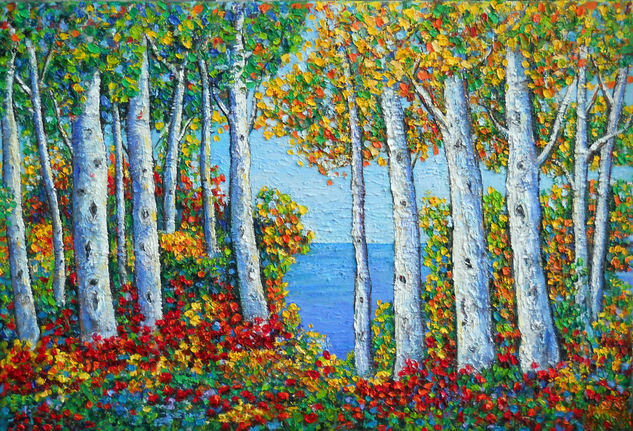 arboles Oil Canvas Landscaping