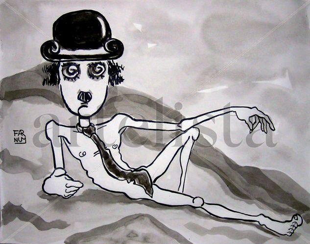 La Creación de Chaplin Mixed Media