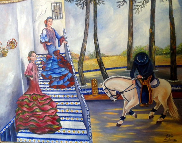 FIESTA SEVILLANA Oil Canvas Landscaping