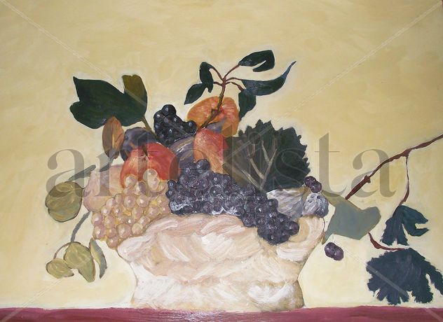 Copia de bodegón de Caravaggio