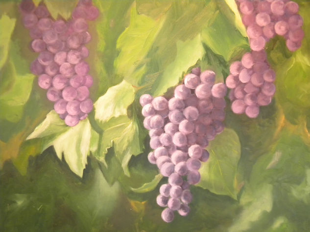 Racimo de Uvas Oil Canvas Landscaping