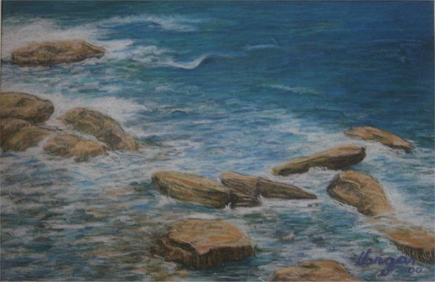 Con-con Pastel Canvas Marine Painting