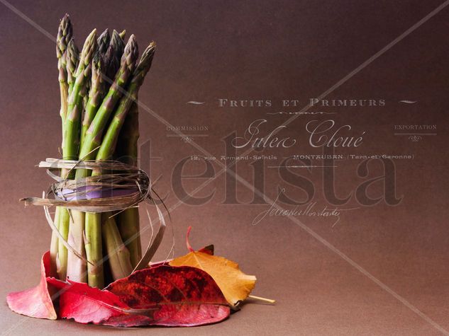 Asparagus y el Otoño. Still lifes Color (Digital)