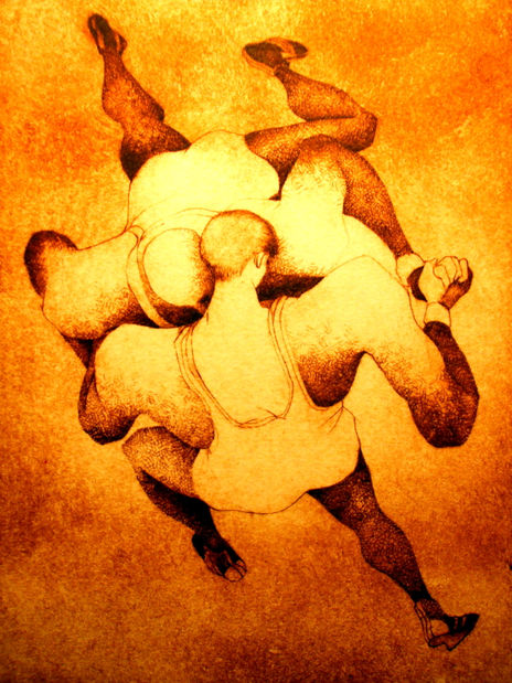 "Los luchadores"