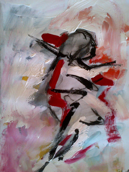 Danza 2 Media Mixta Papel Figura