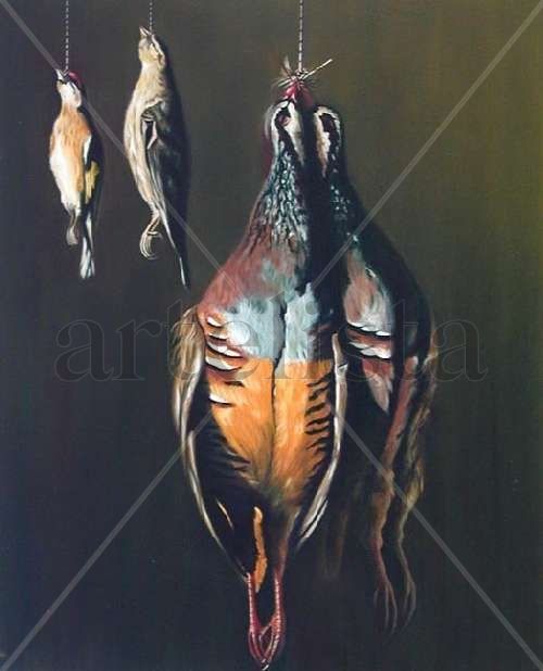 naturaleza muerta o la caza
