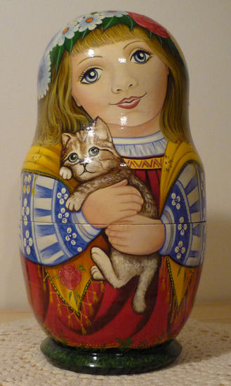 "NIÑA Y SU GATITO" 