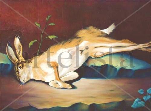 Liebre Oil Canvas Animals