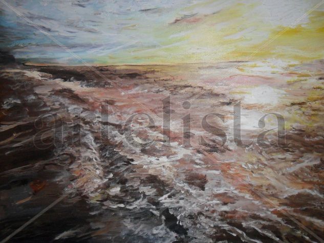 Despertares I Oil Textile Marine Painting