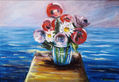 Flores sobre el mar