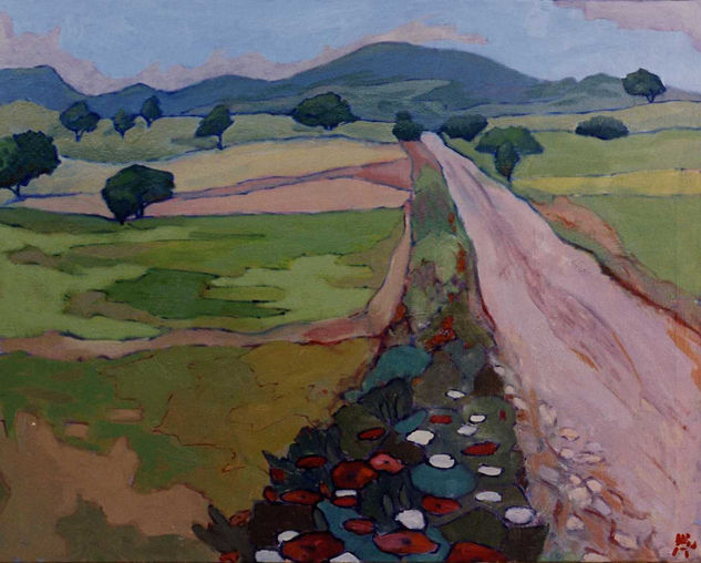 CAMINO DE SANTIAGO Oil Canvas Landscaping