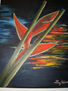 "HELICONIA ROJA EN LA NOCHE"