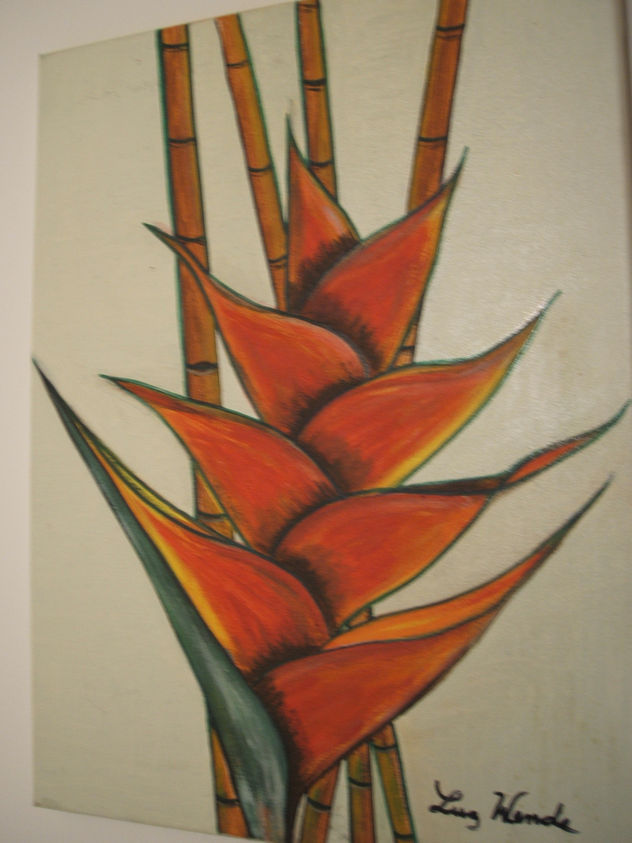 "HELICONIA EN ARREGLO FLORAL.