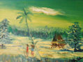 "PAISAJE AL AMANECER"