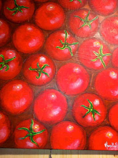 Tomates Acrílico Lienzo Bodegones