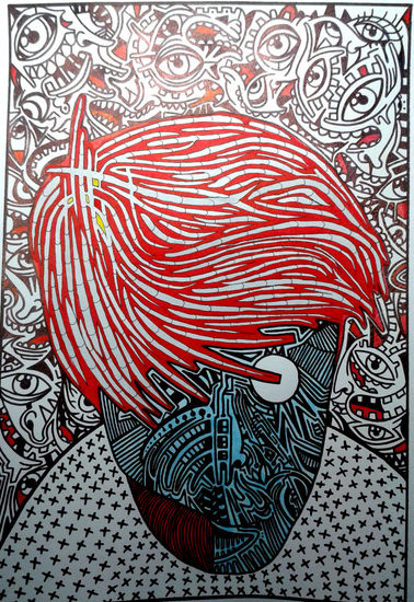 Redhead Mixed Media