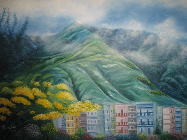 Y Caracas a tus pies magestuoso Avila Oil Canvas Landscaping